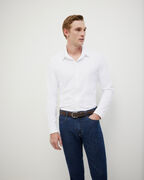 Slim Travel Shirt, White, hi-res